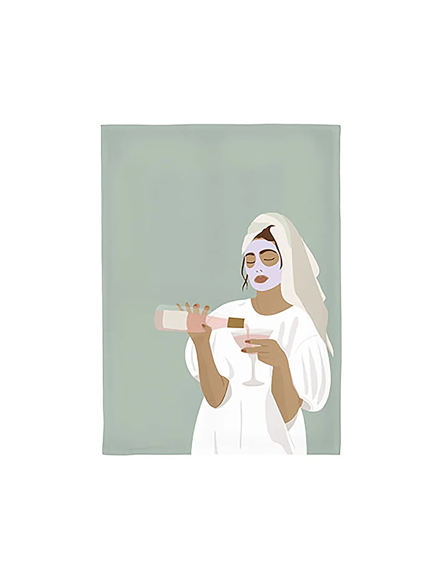 CHIC.MIC | Geschirrtuch 50x70cm Milk | hellgrün